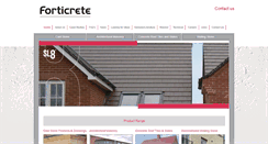 Desktop Screenshot of forticrete.co.uk
