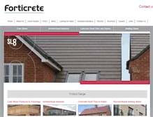 Tablet Screenshot of forticrete.co.uk